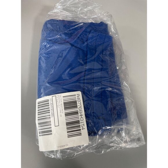 Susan Graver Weekend Reg Washed French Terry Cropped Jogger XS River Blue NEW - Picture 4 of 8